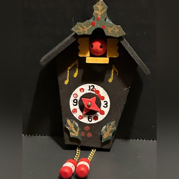 handmade Other - vintage cuckoo clock wood christmas ornaments